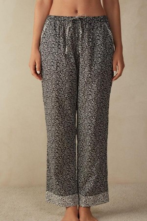 Intimissimi A Floral Affair Canvas Pants Pyjamas Dame Grå | DK3987TV