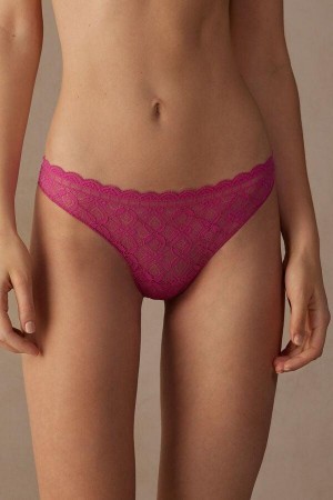 Intimissimi Blonder and Microfiber Brazilian Trusser Dame Lyserød | DK3560HK