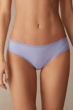 Intimissimi Bomulds and Blonder Trusser Dame Lavendel | DK3671OR