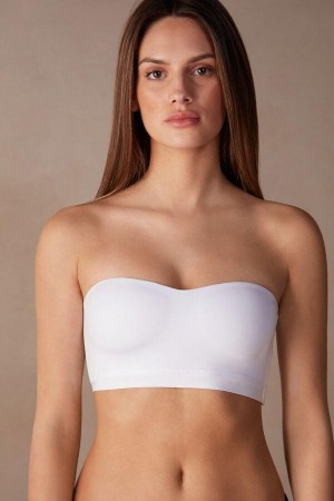 Intimissimi Bra Top in Ultralight Microfiber BH Dame Hvide | DK4857GL