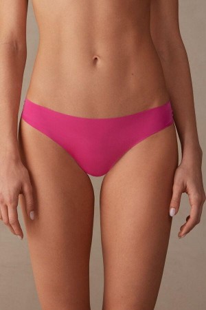 Intimissimi Brazilian in Seamless Ultra Light Microfiber Trusser Dame Lyserød | DK3561GL