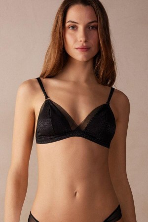 Intimissimi Cool Minimal Emma Triangle BH Dame Sort | DK4677HK