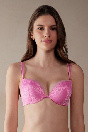 Intimissimi Cool Minimal Simona Super Push-up BH Dame Lyserød | DK4781HK