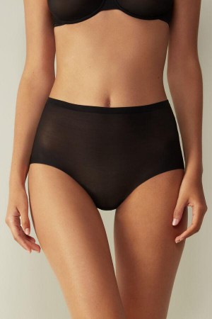 Intimissimi Invisible Touch Hipster Trusser Dame Sort | DK3725UT