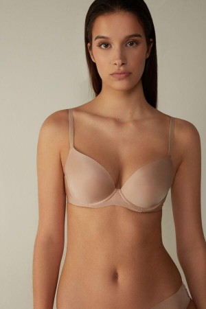 Intimissimi Irina Microfiber Balconette BH Dame Beige | DK4936AP