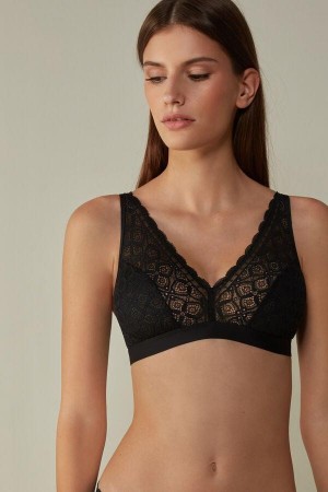 Intimissimi Lara Triangle in Blonder BH Dame Sort | DK4812PQ