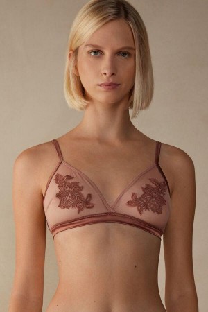 Intimissimi Layers of Lust Emma Triangle BH Dame Lyserød | DK4895WY