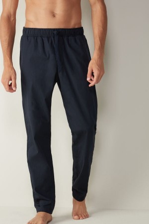 Intimissimi Pants in Bomulds Cloth Pyjamas Herre Blå | DK3185XF