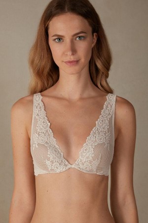 Intimissimi Pretty Flowers Elena Balconette BH Dame Lyserød | DK4533RW