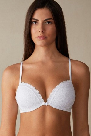 Intimissimi Silvia Push-up in Blonder BH Dame Hvide | DK4765UT