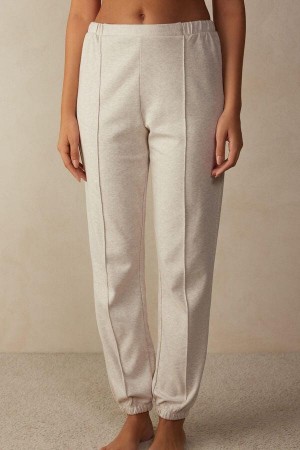 Intimissimi Slow and Cozy Pants in Warm Bomulds Pyjamas Dame Beige | DK3989EX