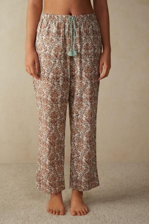 Intimissimi Spices Garden Bomulds Trousers Pyjamas Dame Flerfarvede | DK4045NB