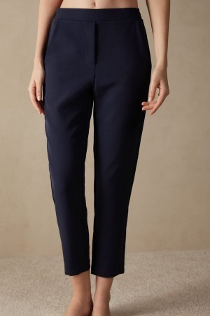 Intimissimi Trousers with Pockets Bukser Dame Blå | DK4272TV