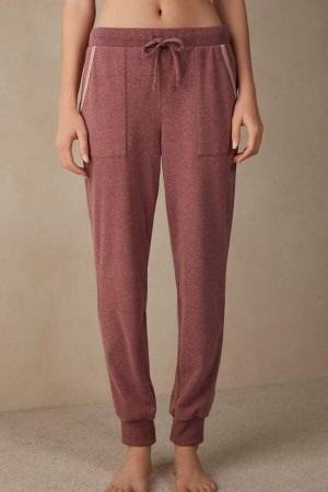 Intimissimi Vinter Candies Full Length Cuffed Pants Pyjamas Dame Mørkelyserød | DK4004DN