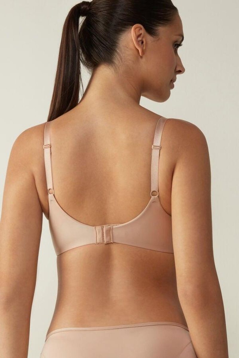 Intimissimi Adele Triangle in Ultralight Microfiber BH Dame Beige | DK4879AP