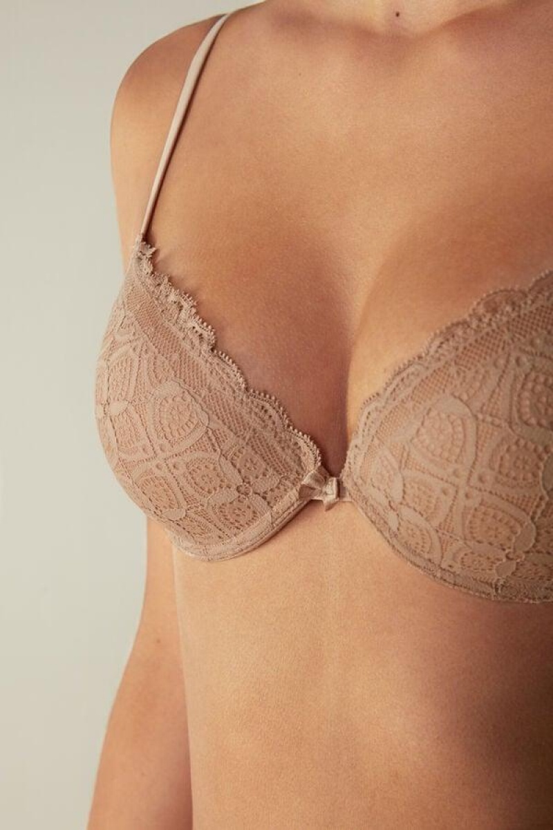 Intimissimi Bellissima Push-up in Blonder BH Dame Beige | DK4742EX