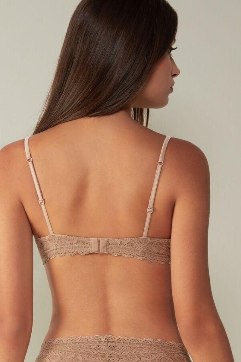 Intimissimi Bellissima Push-up in Blonder BH Dame Beige | DK4742EX