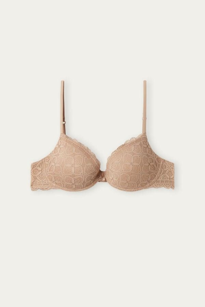 Intimissimi Bellissima Push-up in Blonder BH Dame Beige | DK4742EX