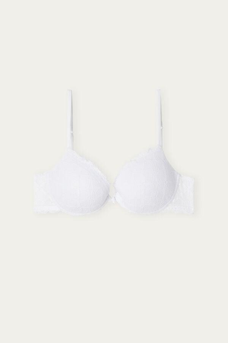 Intimissimi Bellissima Push-up in Blonder BH Dame Hvide | DK4735PQ