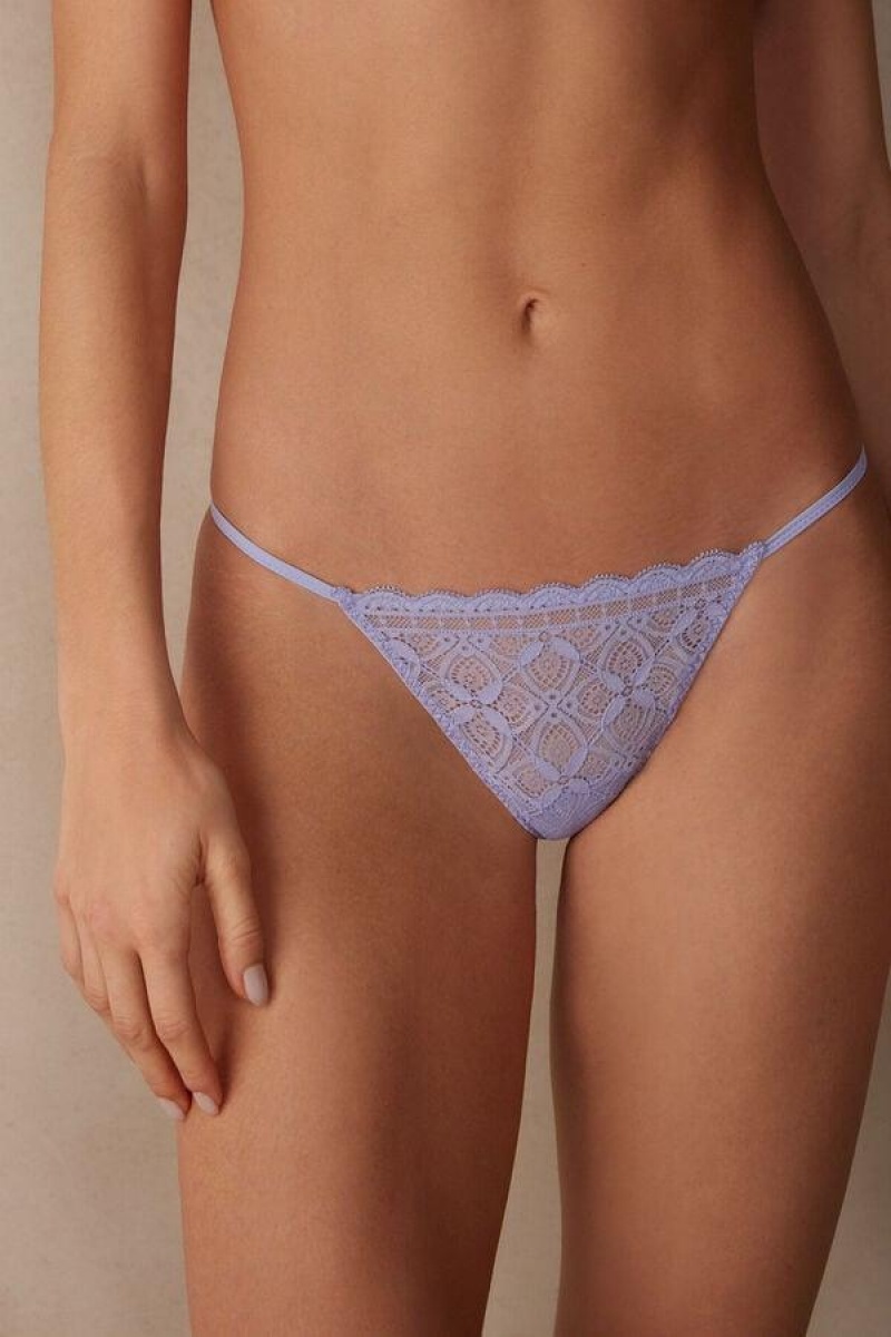 Intimissimi Blonder String Thong Trusser Dame Lavendel | DK3802UT