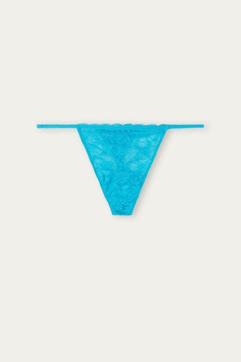 Intimissimi Blonder String Thong Trusser Dame Turkis | DK3800OR