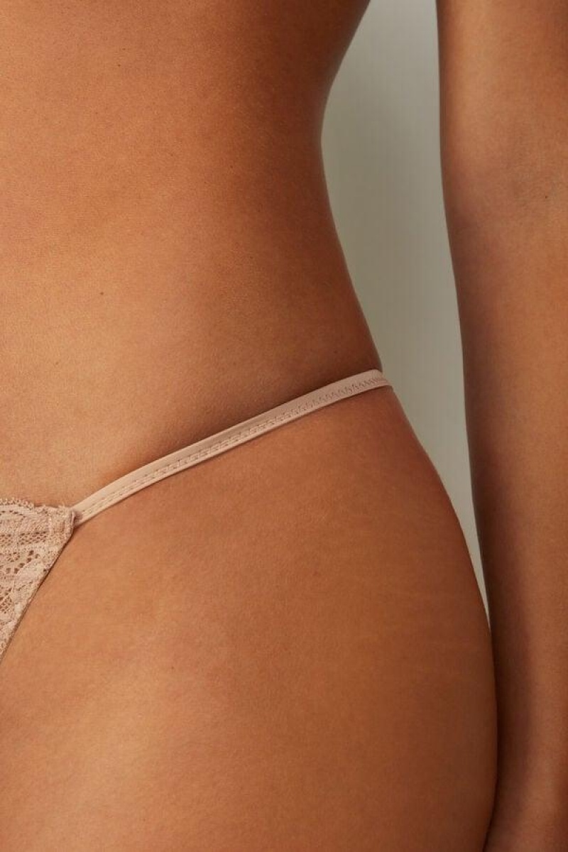 Intimissimi Blonder String Thong Trusser Dame Beige | DK3767HK