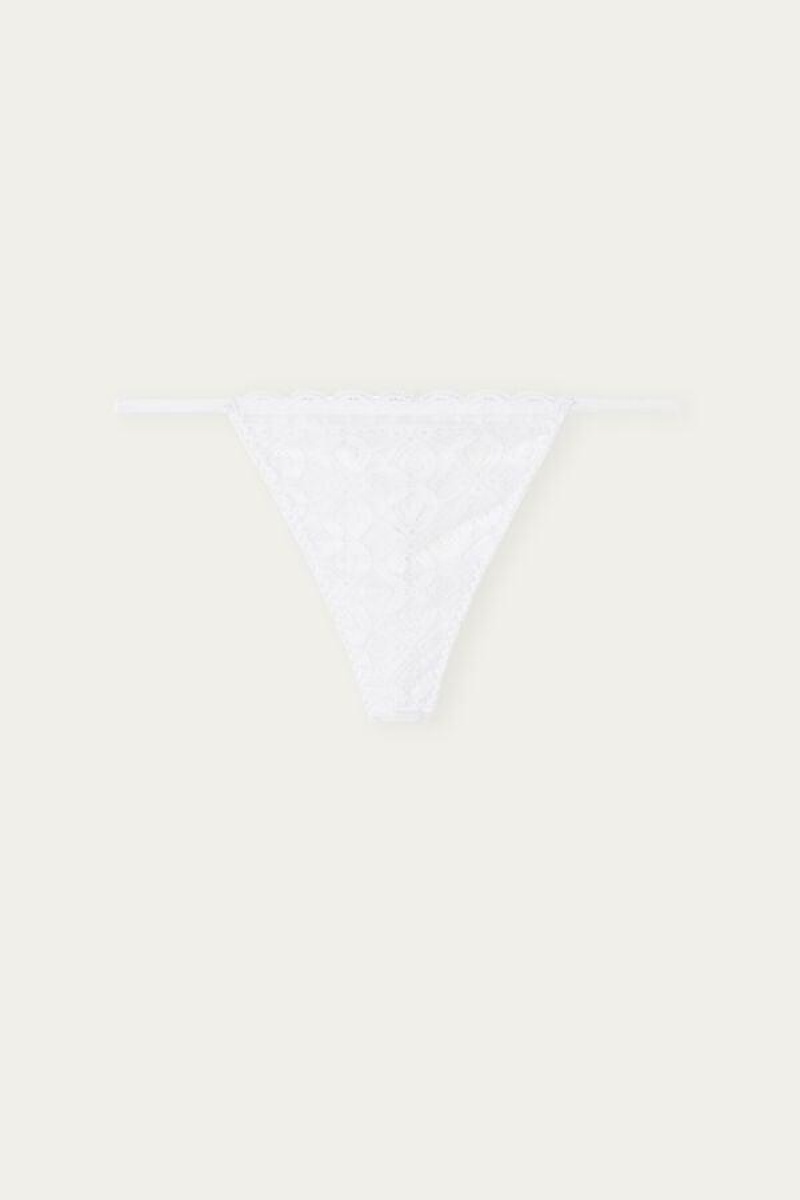 Intimissimi Blonder String Thong Trusser Dame Hvide | DK3765KI