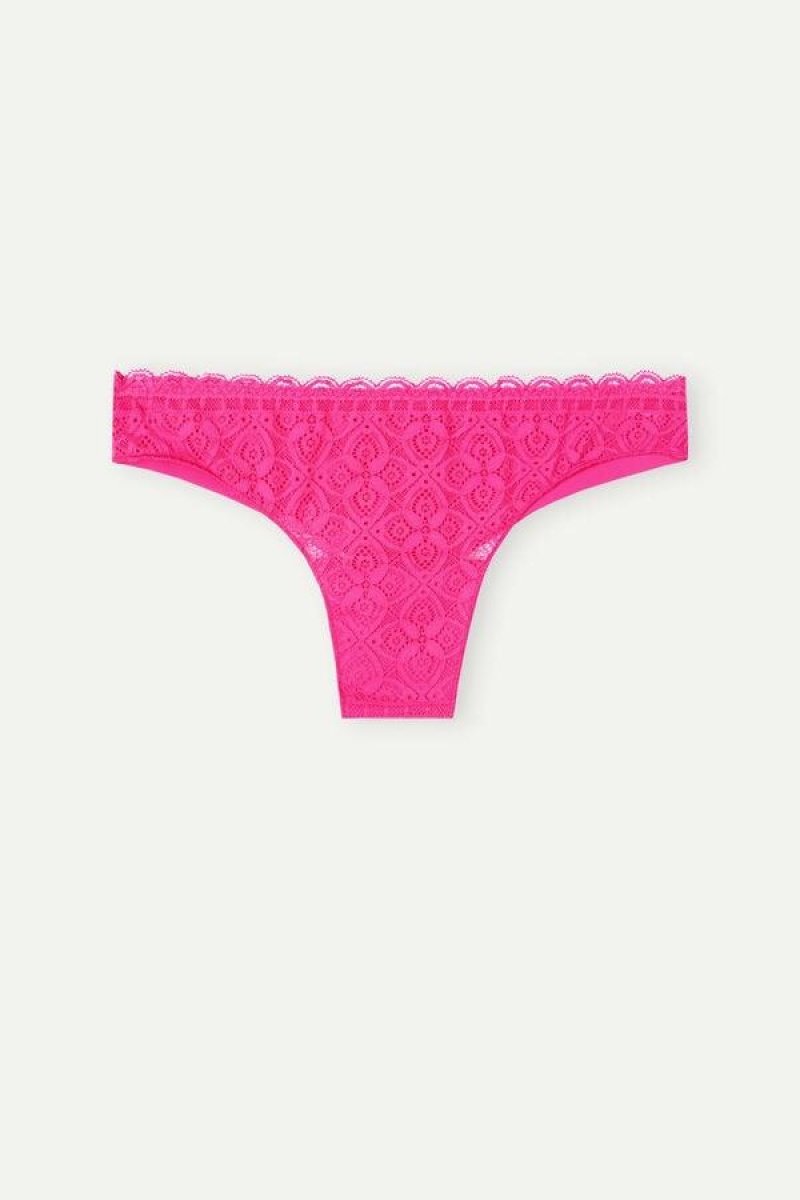 Intimissimi Blonder and Microfiber Brazilian Trusser Dame Lyserød | DK3560HK