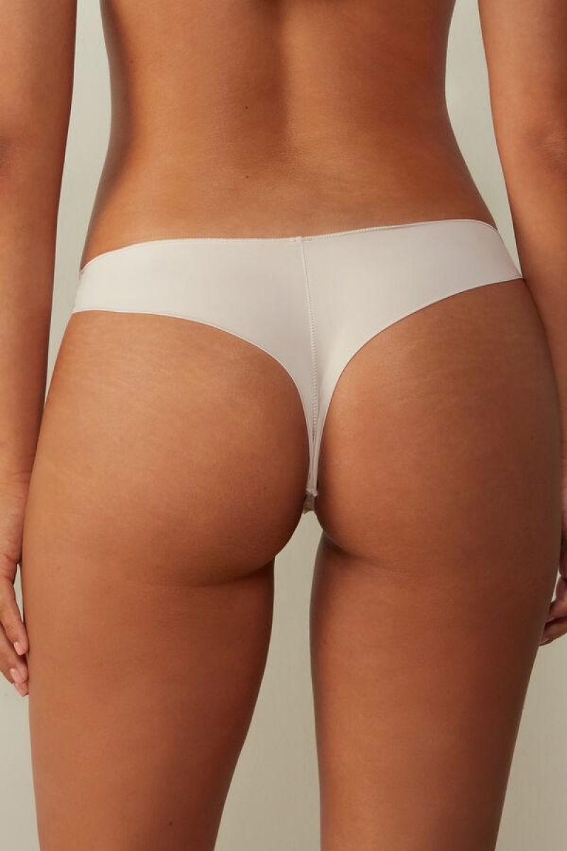 Intimissimi Blonder and Microfiber Brazilian Trusser Dame Lyserød | DK3533HK