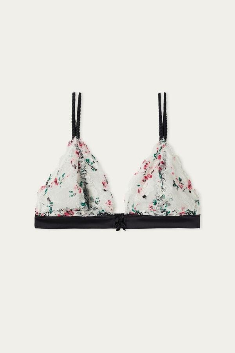 Intimissimi Bloom & Blossom Triangle BH Dame Hvide | DK4890UT