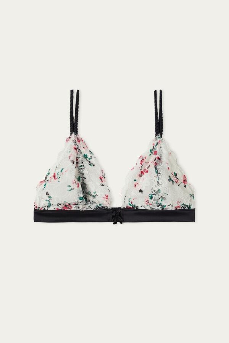 Intimissimi Bloom & Blossom Triangle BH Dame Hvide | DK4658PQ