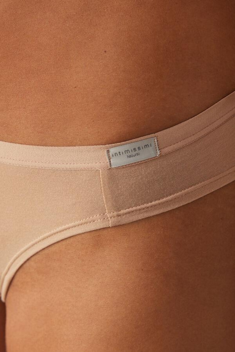 Intimissimi Bomulds Brazilian Trusser Dame Beige | DK3489IS