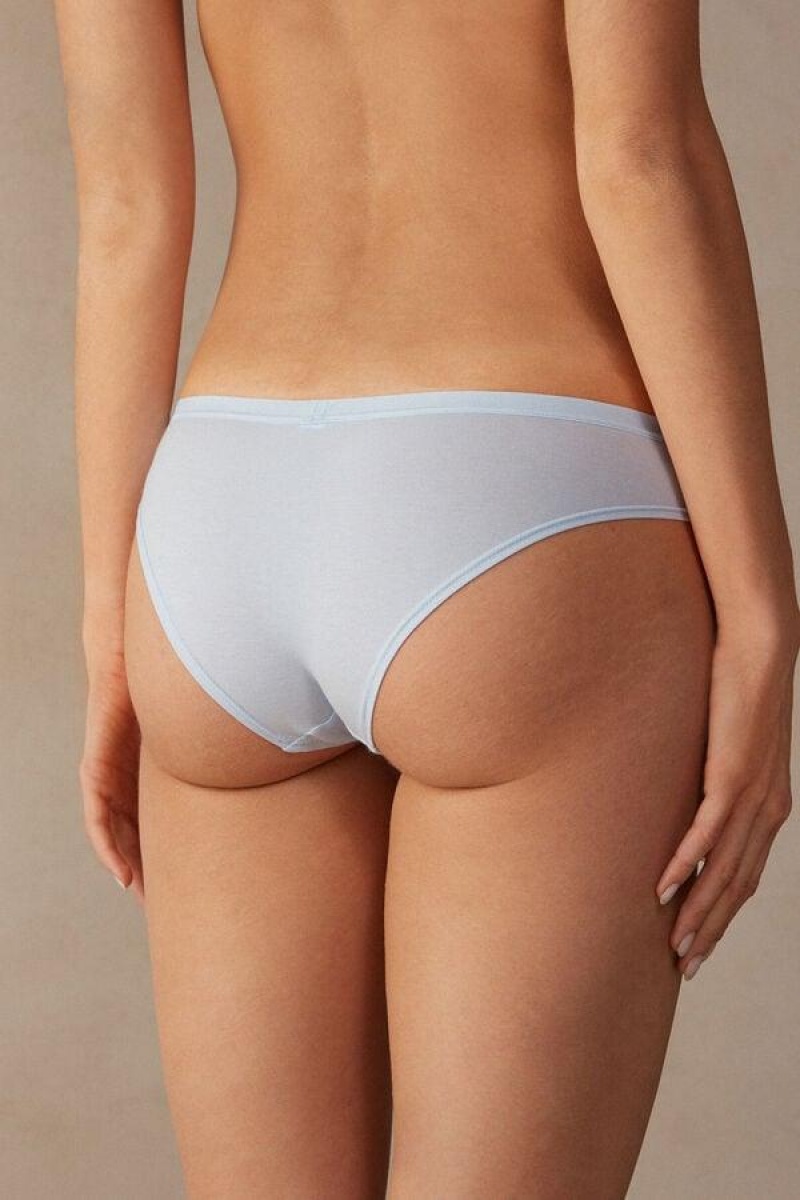 Intimissimi Bomulds Trusser Dame Blå | DK3686SO