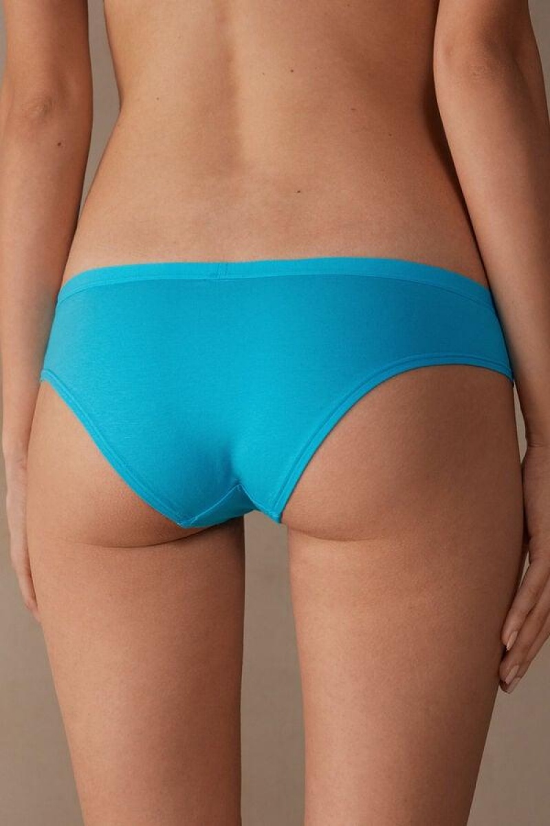 Intimissimi Bomulds Trusser Dame Turkis | DK3677EX