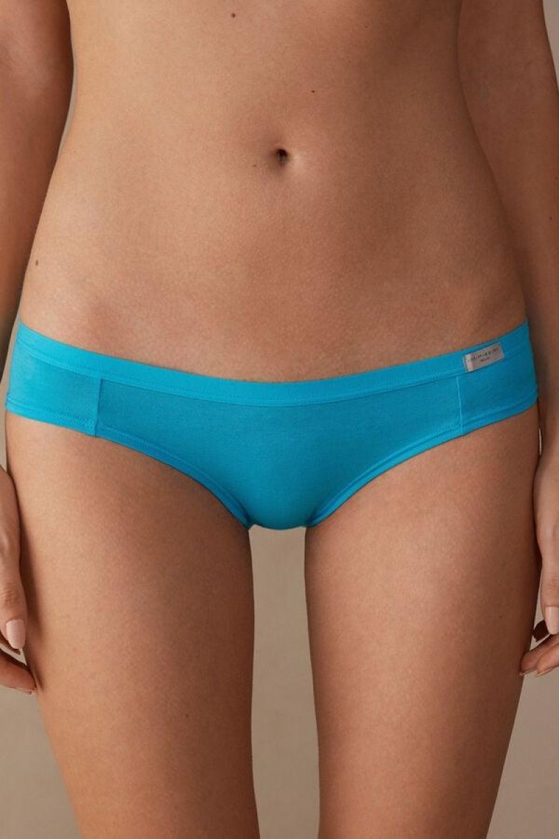 Intimissimi Bomulds Trusser Dame Turkis | DK3677EX