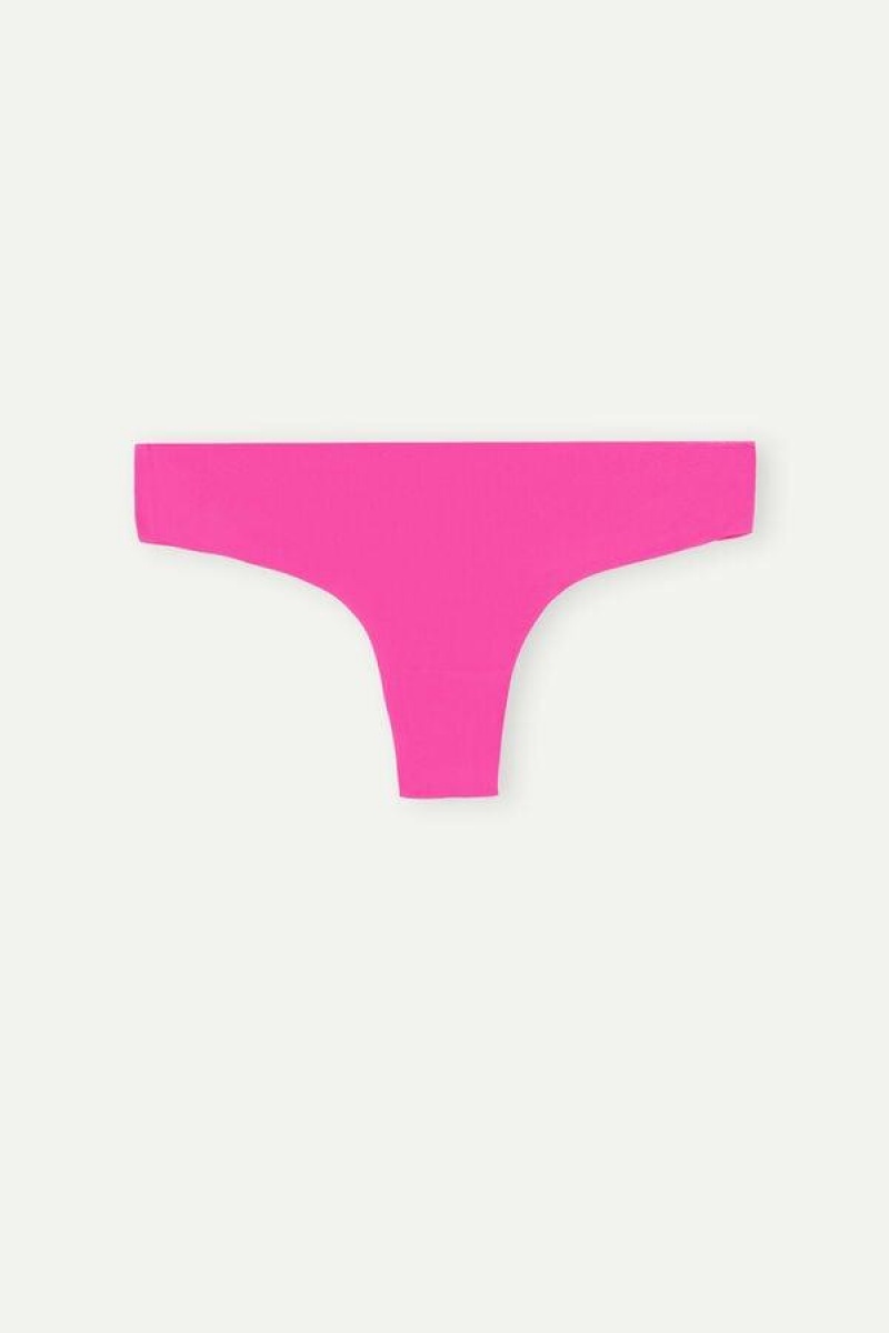 Intimissimi Brazilian in Seamless Ultra Light Microfiber Trusser Dame Lyserød | DK3561GL