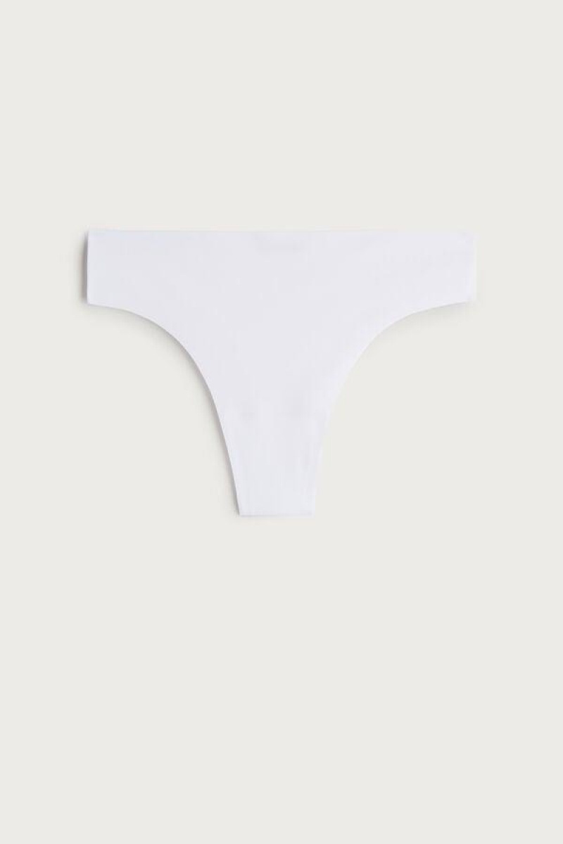 Intimissimi Brazilian in Seamless Ultra Light Microfiber Trusser Dame Hvide | DK3495WY