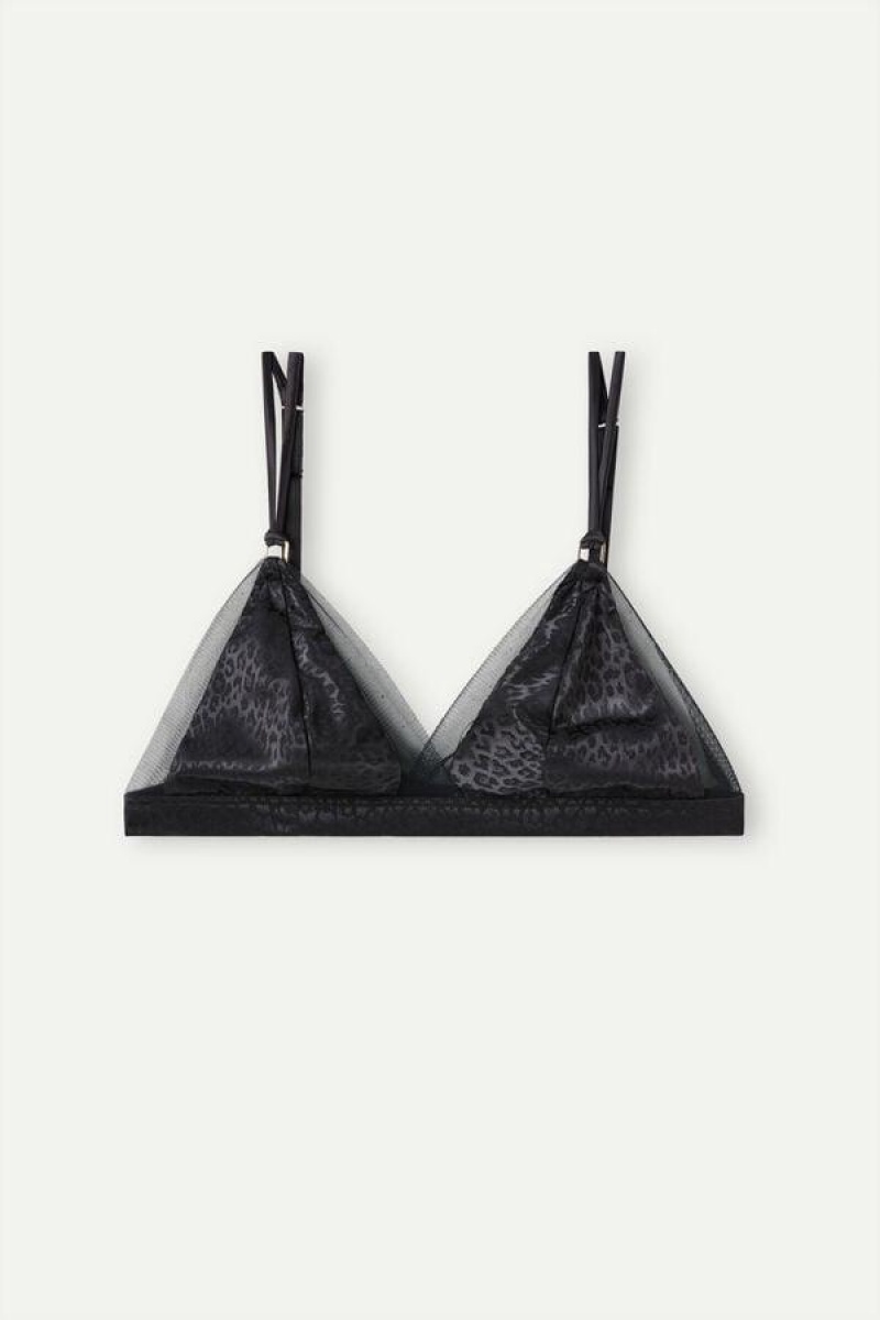 Intimissimi Cool Minimal Emma Triangle BH Dame Sort | DK4677HK