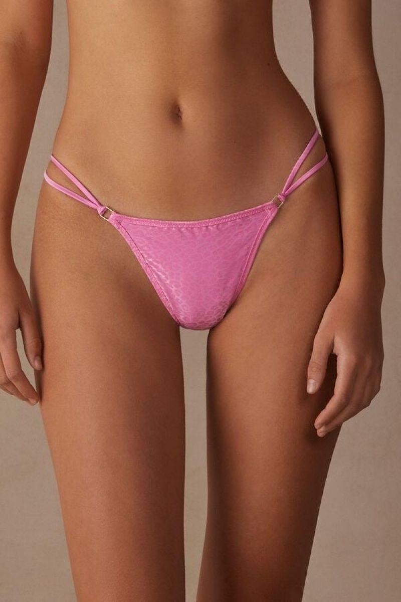 Intimissimi Cool Minimal String Thong Trusser Dame Lyserød | DK3815ZG