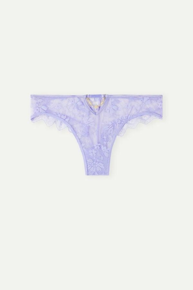 Intimissimi Cover Me in Daisies Brazilian Trusser Dame Lavendel | DK3593IS