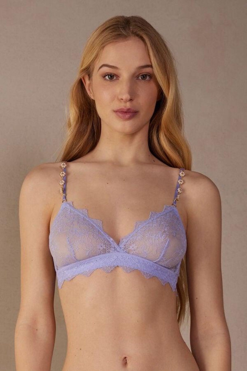 Intimissimi Cover Me in Daisies Emma Triangle BH Dame Lavendel | DK4909DN