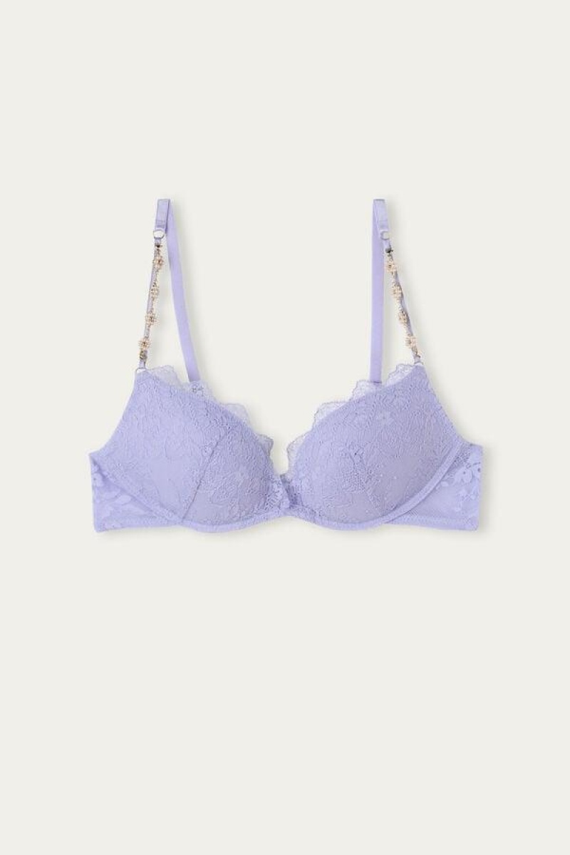 Intimissimi Cover Me in Daisies Gioia Super Push-up BH Dame Lavendel | DK4782GL