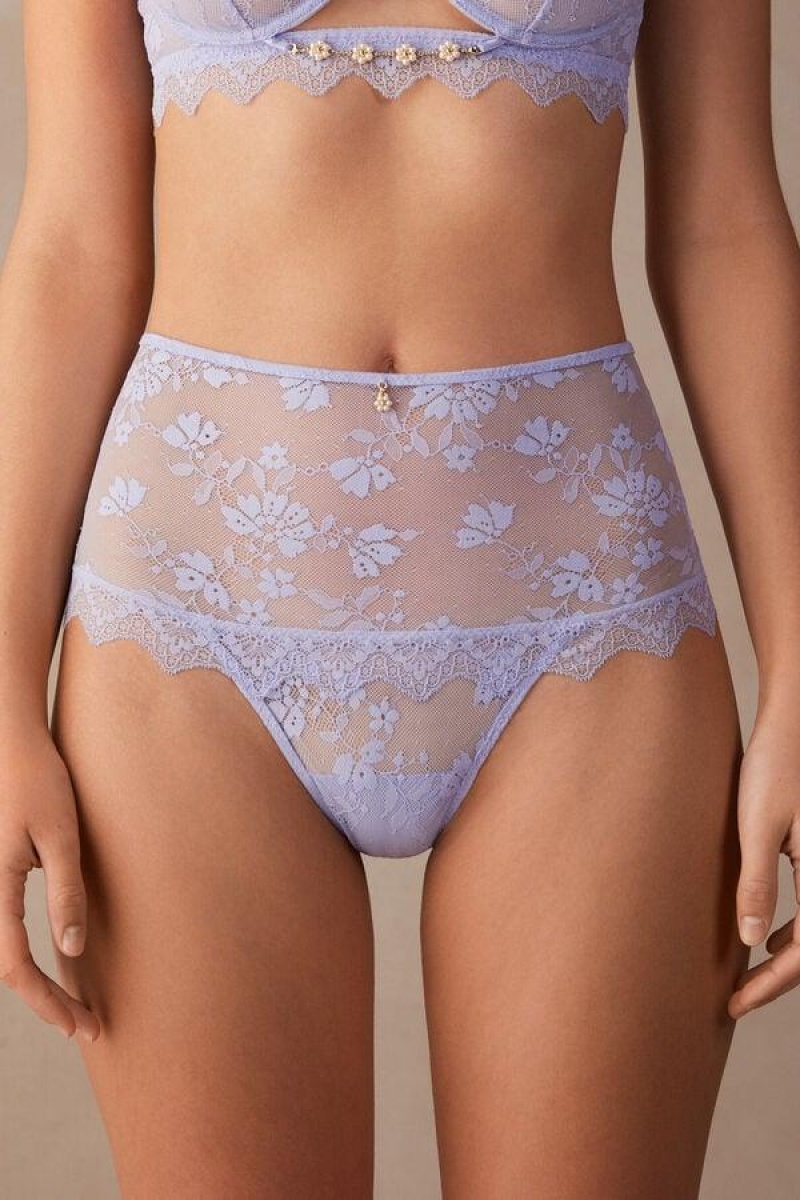 Intimissimi Cover Me in Daisies Hipster Brazilian Trusser Dame Lavendel | DK3758NB