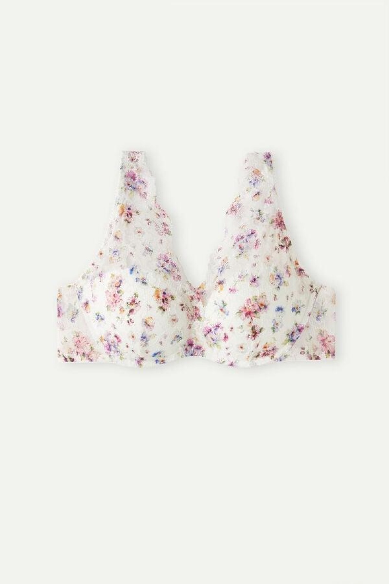 Intimissimi Dreaming of Spring Giorgia Balconette BH Dame Hvide | DK5046QZ