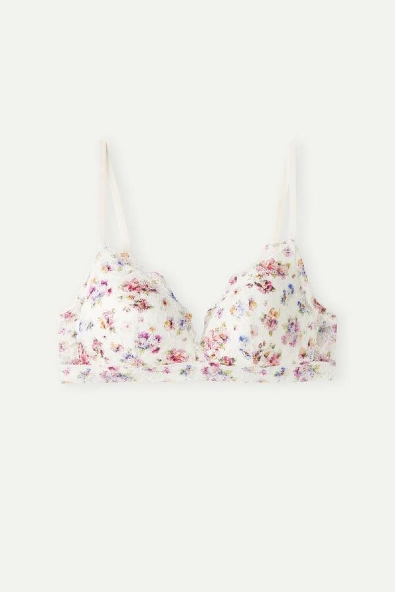 Intimissimi Dreaming of Spring Tiziana Triangle BH Dame Hvide | DK4904AP