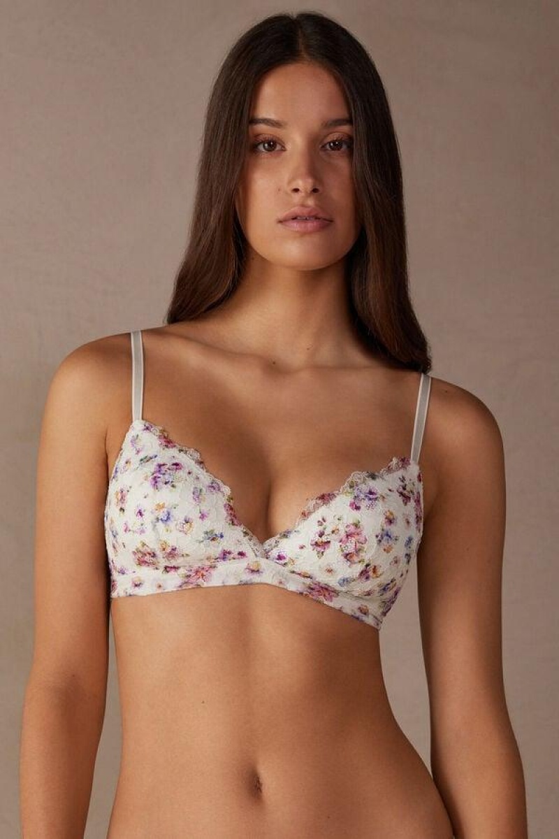 Intimissimi Dreaming of Spring Tiziana Triangle BH Dame Hvide | DK4904AP