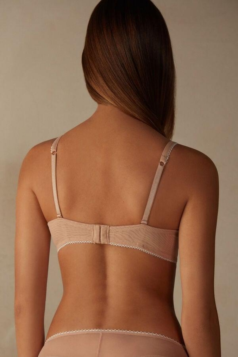 Intimissimi Elettra Lovely Day Super Push-up BH Dame Beige | DK4754JJ