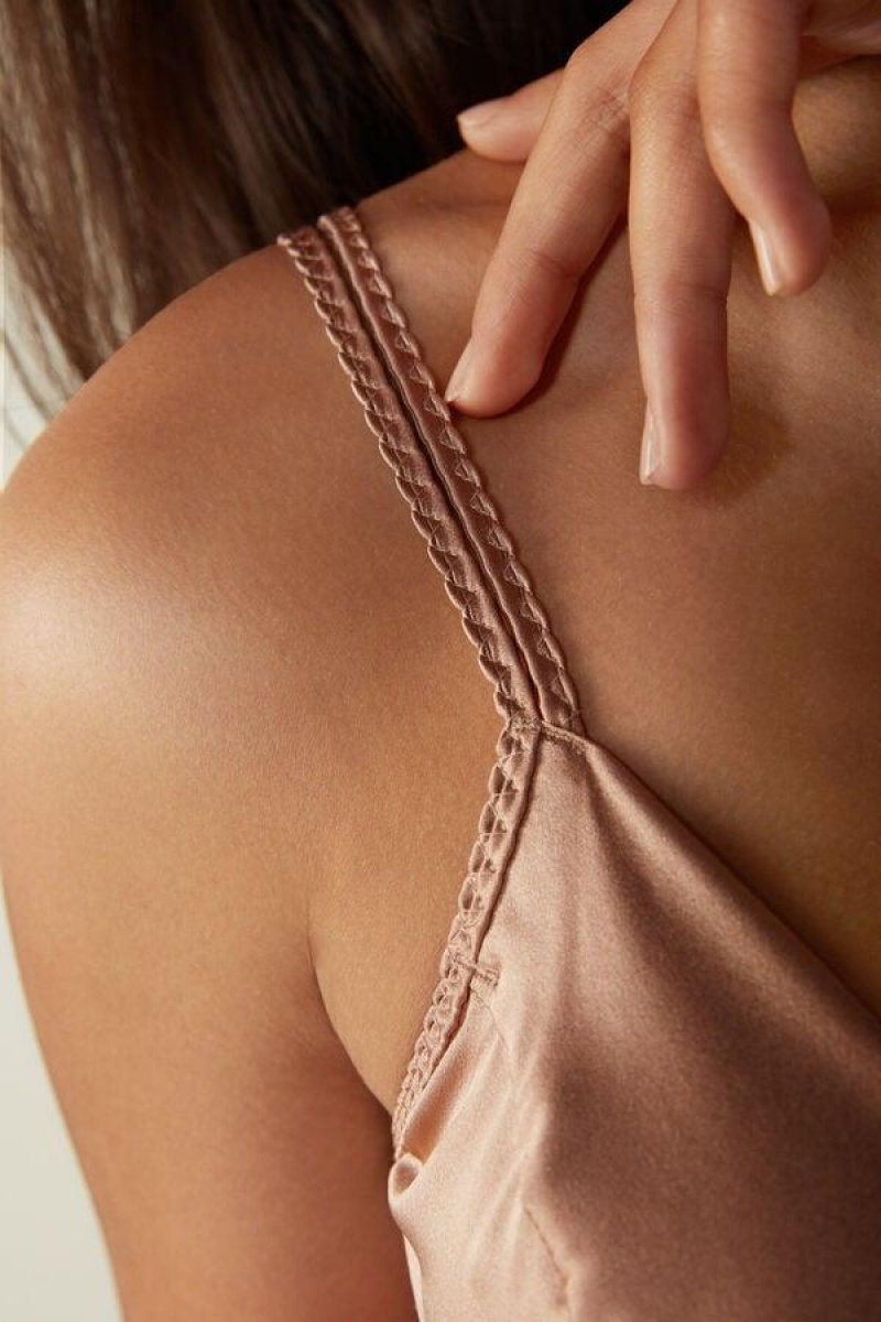 Intimissimi Emma Silk Triangle BH Dame Lyserød | DK4914IS