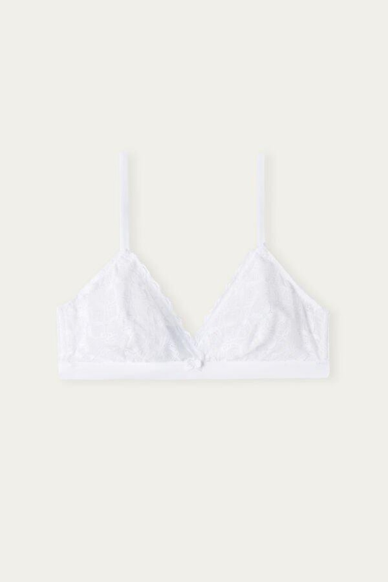 Intimissimi Emma Triangle in Blonder BH Dame Hvide | DK4884DN