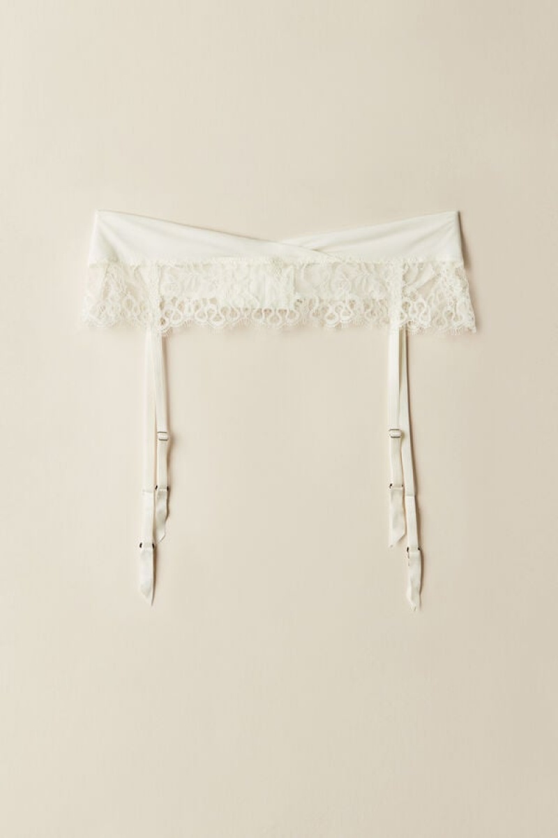 Intimissimi Eternal Love Garter Belt Lingeri Dame Hvide | DK4162AP